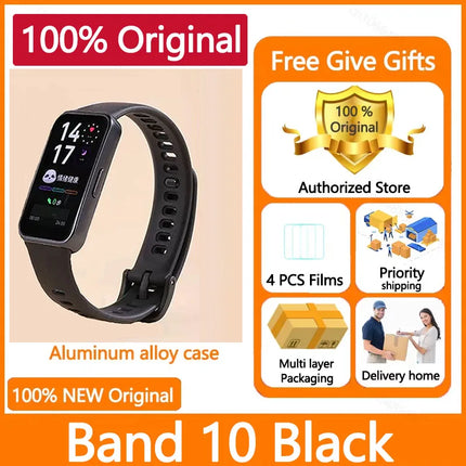 2025 New Original Huawei Band 10 Smartwatch,Compatible with IOS & Android,Sleep Tracking,Health monitor,14 days battery life,