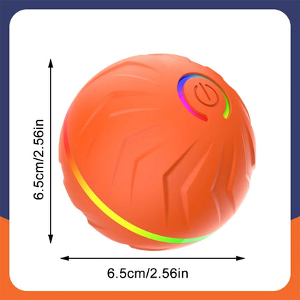Interactive Smart Dogs Toys Balls - USB Automatic Moving Bouncing Ball for Puppy to Large dog-Electronic Pet Ball Christmas Gift