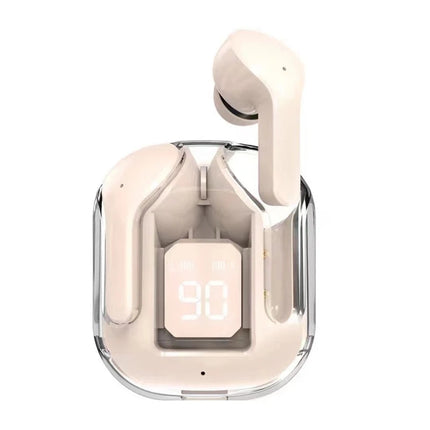 Wireless Bluetooth Headset Transparent Design with LED Digital Display Stereo Sound TWS Earphone for Sports Working-Air BT30