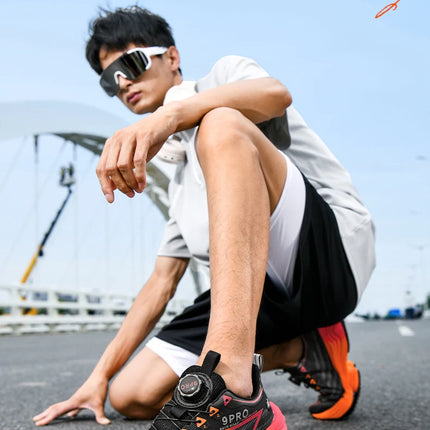 2025 New Men's Running Shoes Cushioning Carbon Plate Racing Marathon Athletic Shoes Comfortable Non-slip Sports Tennis Shoes