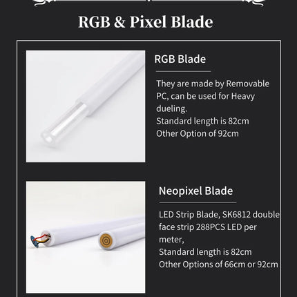 TXQSABER Heavy Dueling Smooth Swing Customized Pixel Lightsaber 1 inch Blade 12 Colors Cosplay Blaster Laser Sword Kids Toys