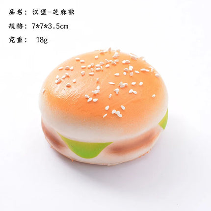 Artificial Bread Pressure Reliever Knead Stress Reliever  toy Fake Food Photography Prop Window Cabinet Model fidget toy gifts