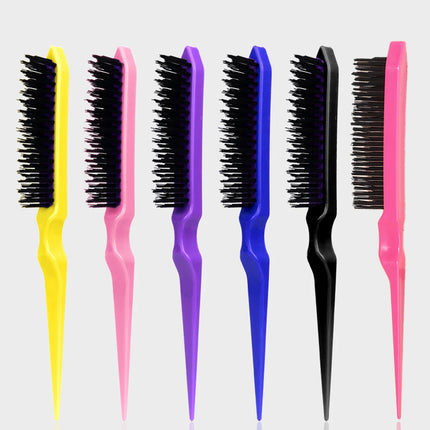 Professional pointed tail hair comb, durable ABS plastic handle, suitable for home hair styling, special for real hair wigs