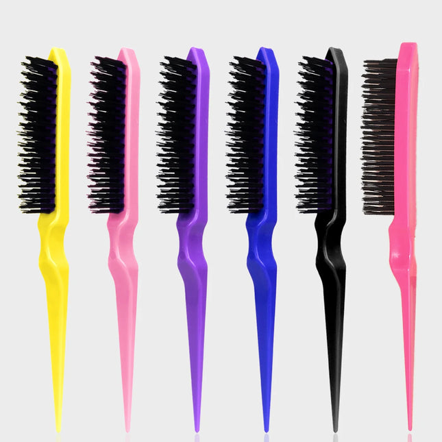 Professional pointed tail hair comb, durable ABS plastic handle, suitable for home hair styling, special for real hair wigs