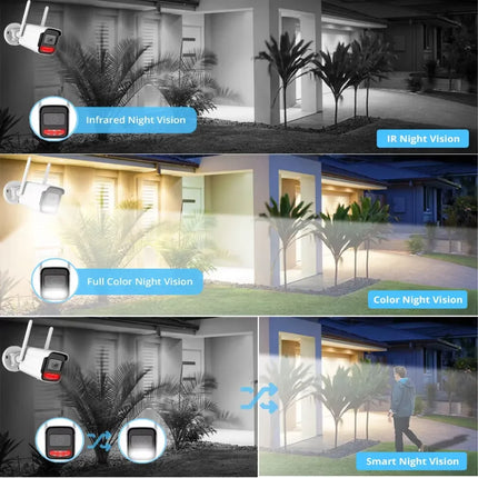 5MP HD Tuya WiFi IP Camera Outdoor Waterproof AI Human Detection ONVIF Smart Wireless CCTV Security Surveillance Outdoor Cam