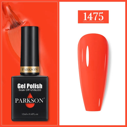 Parkson 12ML Nail Gel Polish HEMA TPO FREE Full Coverage 279 Color Gel Pigment Professional Nail Art Long Lasting Gel Varnish