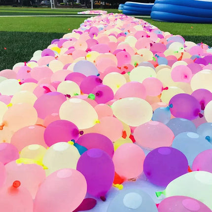 111Pcs Funny Water Polo Ball Bomb Summer Pool Party Polo Beach Summer Outdoor Quick-Fill Water Ball Toys