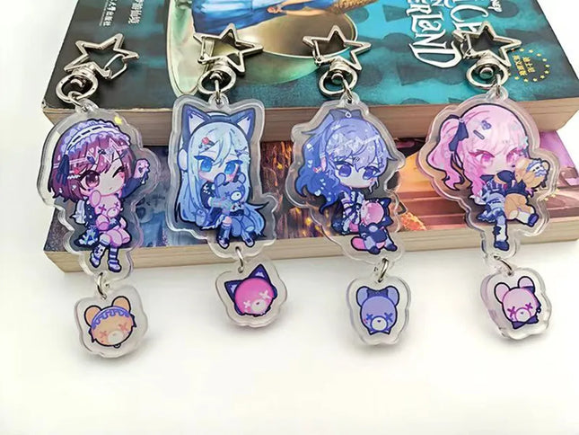 Project Sekai Colorful Stage Nightcord at 25:00 Acrylic Key Chain Keyring Strap Figure Hanging Accessories Keychain