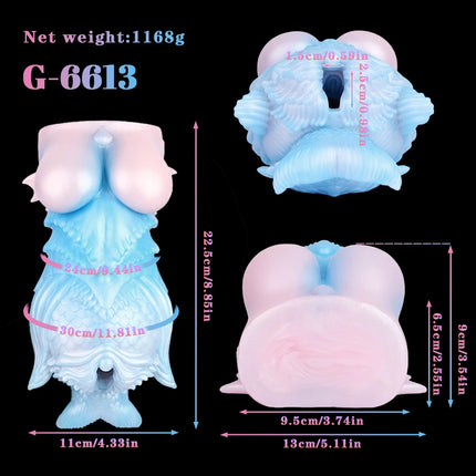 NNSX Male Masturbator Big Boobs with Nipple & Soft Breast Pocket Pussy Onahole Silicone Vagina Sex Toys Stroker for Men 18+