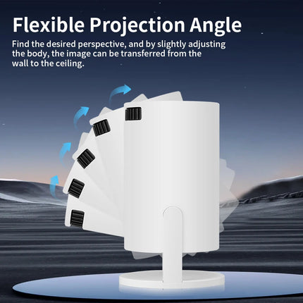 1pc Portable 1080P Projector HY300 270 Adjustable Angle Phone Laptop TV Box Compatible Speaker HDMI USB