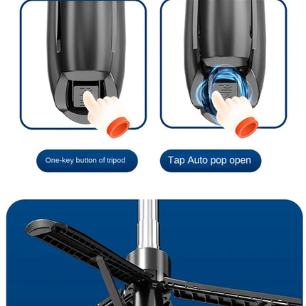 1800mm Bluetooth Wireless Selfie Stick Tripod Extendable Monopod Remote Shutter For iPhone Samsung Xiaomi Phone Holder