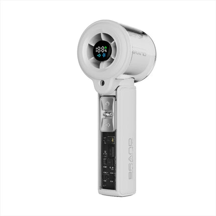 Handheld Electric Fan Cool Water Replenishing Spray Fan LED Display for Outdoor Office Protable Rechargeable Outdoor Small Fan