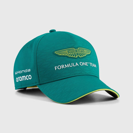 Aston Martin Motorsport Man Racing Hat Fernando Alonso Signature Print Baseball Cap Fashion Outdoor Sports Breathable Sun Hat