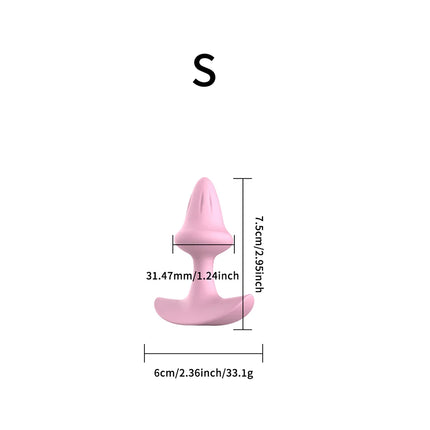 Anal Dildo Plug Soft Silicone Butt Plug Stimulator Anal Dilation Adult Sex Toys for Men Women Prostate Massager Anal Trainer