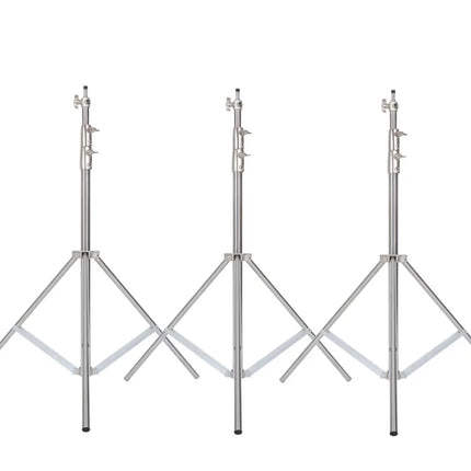 2/2.9M Tripod Super Stable Big Tripod Foldable Light Stand Lifting Frame Wheels Photography Softbox Photo Studio Stainless Steel