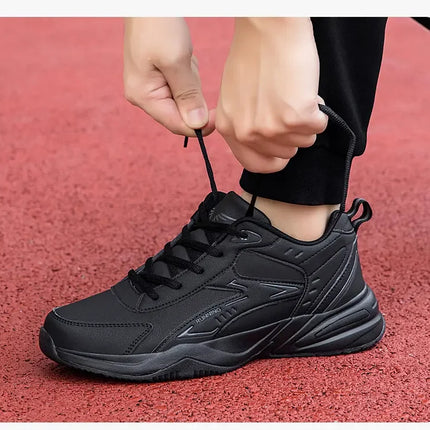 Chunky Sneaker for Men Thick Sole Versatile 2025 New Trend Mesh Lace Up Breathable Casual Sports Shoes Increased Soft Soles
