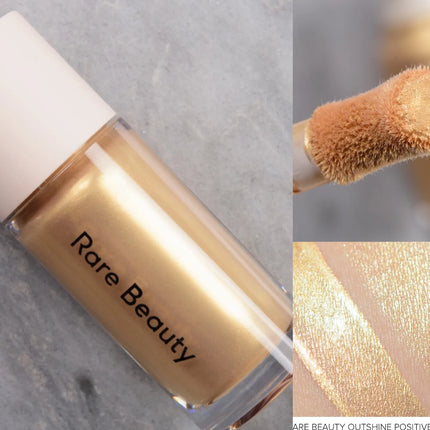 Rare Beauty Positive Light Liquid Luminizer Highlight Contouring Liquid Blush Makeup Face Shimmer Shine High Lighter Lipstick