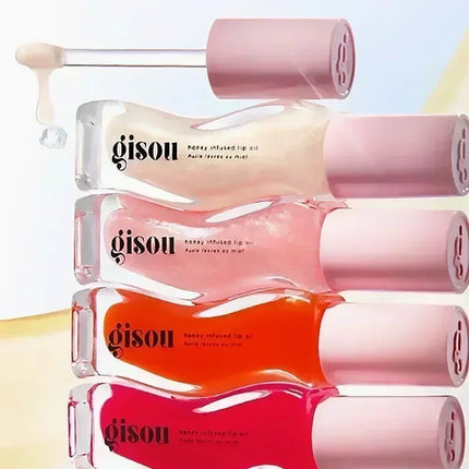 Gisou Original Moisturizing Watermelon Lip Oil Gloss Care Of The Lips Benetitnt For Lips Plumping Exfoliating Plumping Lip Balm