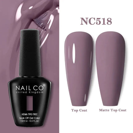 NAILCO 15ml Red Color Series Gel Varnish Coffee Gel Nail Polish Maximalism Reddish Gellak Design Brown Lacquer Nail Art Manicure