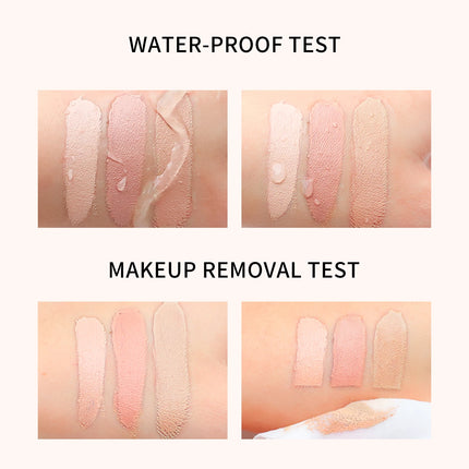 QIC High Coverage Concealer Cover Anti Dark Circle Freckle Lasting Waterproof Foundation BB Cream for Face Makeup Base Cosmetics