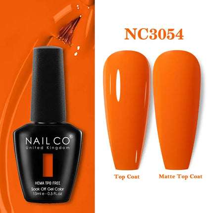 NAILCO 15ml Red Color Series Gel Varnish Coffee Gel Nail Polish Maximalism Reddish Gellak Design Brown Lacquer Nail Art Manicure