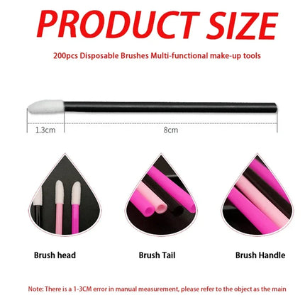 Microbrush Lip Lash Brush 500-1000pcs / Microbrosse Lèvres Cils