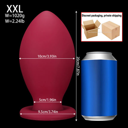 Big S/Xxl Super Anal Plug Soft Huge Butt Plug Suction Cup Fisting Anal Dildo Prostate Massage Anal Dilator Women Male Sex Toy 18