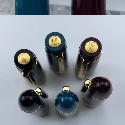 Wing Sung 630 Brief Fountain Pen Iraurita Nib 0.5~0.7mm Nib Piston Resin Gold Clip Pen Stationery Business Gifts Writing