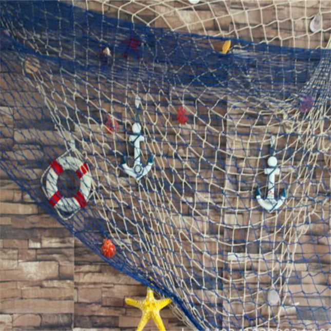 Creative Decor Nets, Hemp Rope Mediterranean Hanging Net Wall Decor, Room Party Decorative Fishing Net, Playground Gift, Boho Style