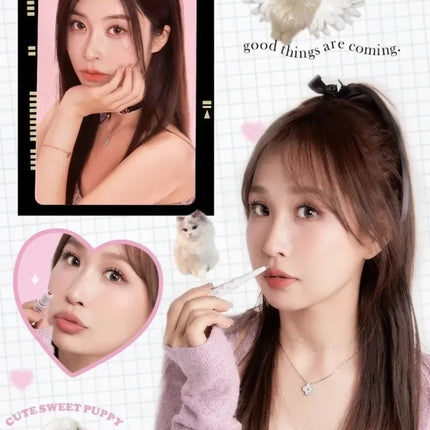 FLORTTE Dual-ended Lip Liner Pencil Natural Matte Cute Animals Nude Lipstick Pen Long Lasting Lip Gloss Korean Cosmetic Make Up