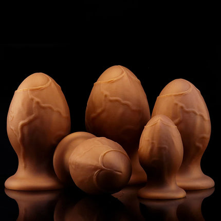 Silicone Anal Egg Butt Plug Large Anal Beads Anal Plug Dildo Anal Stimulator Dilator Masturbator Adult Toy Sex Products Sex Shop