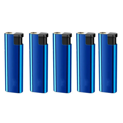 Outdoor Windproof Direct Spray Blue Flame Turbine Lighter Portable Butane Cigarette Lighter Ignition Smoking Accessories Tools