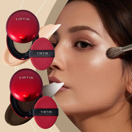 TIRTIR Air Cushion Foundation Concealer 21N 23N Cushion Foundation Moisturizing Set Makeup Spray Korean Original Beauty Makeup