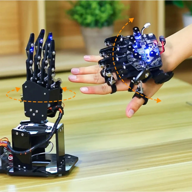 5 Dof Fingers Bionic Robot Somatosensory Open-Source Robot Hand For Arduino STM32 Robot Programmable Uhand2.0 Robot Claw Hand