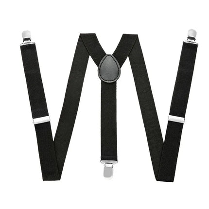 Men's Heavy Duty Suspenders High Elastic Adjustable Braces with 3 Strong Clips for Pants Holder Ideal for Wedding Wear