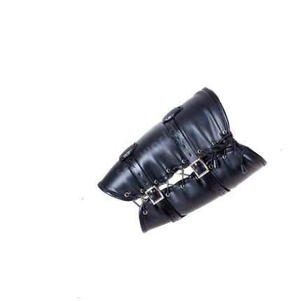 Arm Binder Glove Sleeves,Behind Back Bondage Armbinder,BDSM Leather Handcuffs Straight Jacket,Sex Toys For Couples