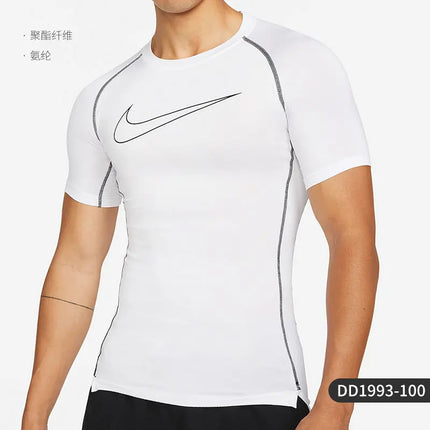 Nike Official Genuine Dri-FIT Men's Training Sport Tight Short Sleeve T-Shirt DD1993-100