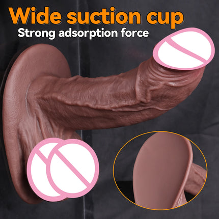 XXL Soft Skin Feel Realistic Dildo Adult Sex Toys for Women Men Big Suction Cup Soft Double Silicone Masturbators Dildos Penis