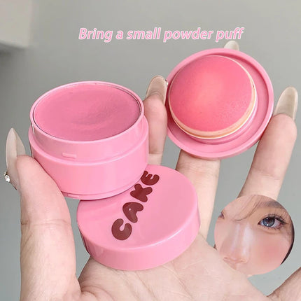 Blush Powder Palette Mashed Potato Natural Matte Brighten Skin Milk Peach Pink Purple Apricot Rubor Rouge Blusher Korean Makeup