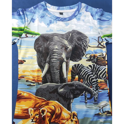 3-14 Ys Baby Boys Dinosaur T-Shirt Children's Clothing Kids Clothes Boys Girls T Shirt Summer Cartoon Tops Short Sleeve Tees