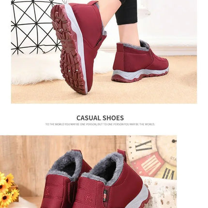 Men's Shoes Autumn Winter Casual Cotton Warm Wear Resistant Chunky Sole Affordable Free Shipping