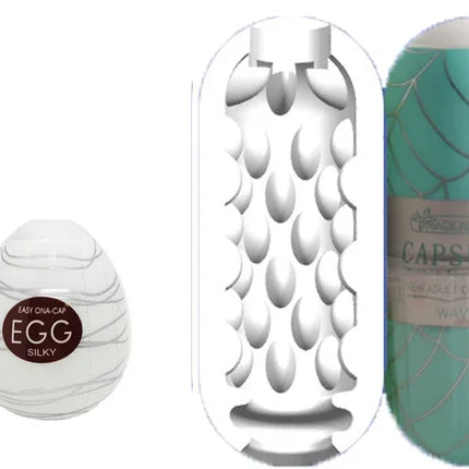 2/1pcs Mini Masturbator Cup Real Vaginal Egg Particle Stimulation Portable Stimulator Blowjob Sex Toy Massager Penis Trainer