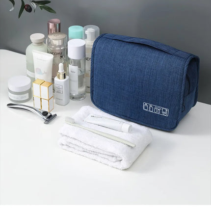 Foldable Toiletry Bag Organizer Hanging Storage Bathroom Makeup Case Cosmetic Bag Travel For Travel Business