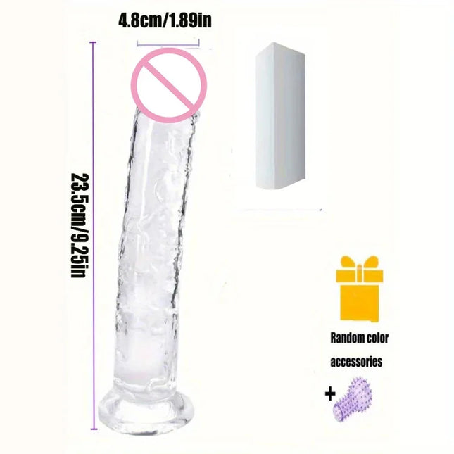 Transparent Realistic Penis Female Masturbator Clitoral Stimulator Big Dick Penis Butt Plug G Spot Sex Toys For Women Sex Shop18