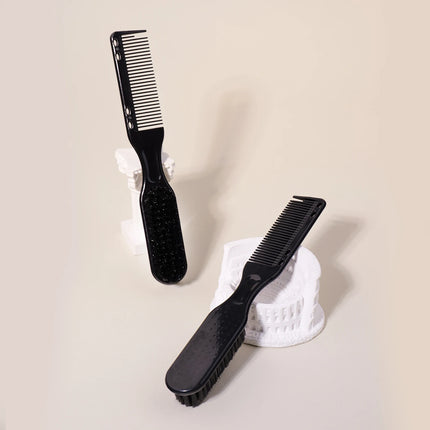 1/2pcs Convenient and multifunctional travel dual head brush comb styling tool integrated，Special for real hair wigs