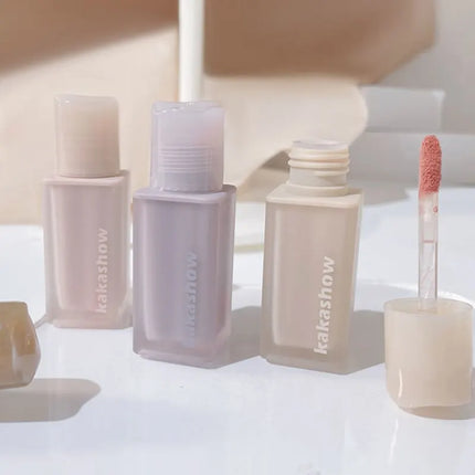Matte Lip Glaze Nude Lipstick Matte Velvet Durable Gloss Velvet Liquid Lipstick Strong Makeup Red Waterproof Sexy