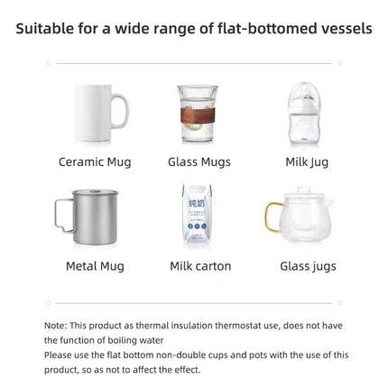 35W Coffee Mug Warmer Cup Heater Heating Pad Electric Hot Plate 5 Gear Temperature Warmer Coaster For Milk Tea Water 220V