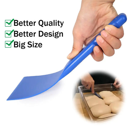 Pizzathome Flexible Scraper Anti-heat Shockproof Spatula Food Grade Non-Stick Scratch Resistant Dough Cutter Flexibility Scraper