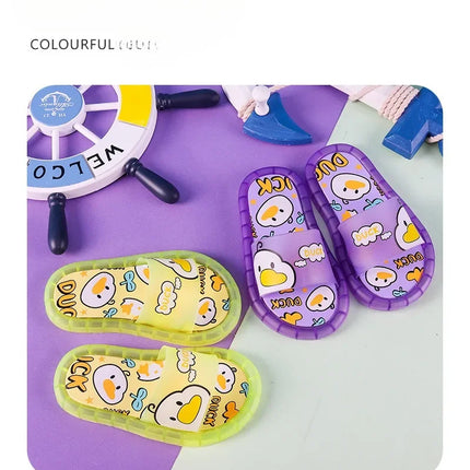 New Cute Luminous Kids Slippers Crystal Shoes Sparkling Lights Boys Girls Will Cartoon Glowing Cute Baby Cool Indoor Outdoor