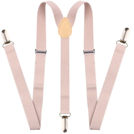 Men's Heavy Duty Suspenders High Elastic Adjustable Braces with 3 Strong Clips for Pants Holder Ideal for Wedding Wear